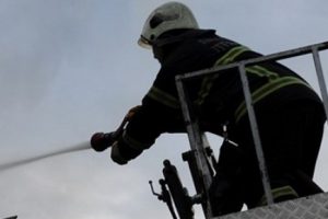 Samsun'da &ouml;ğrenci yurdunda yangın