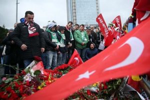 Spor camiası ter&ouml;re karşı birlik oldu