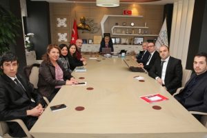 T&uuml;rkiye Sağlıklı Kentler Birliği'nden Başkan Bozbey'e ziyaret