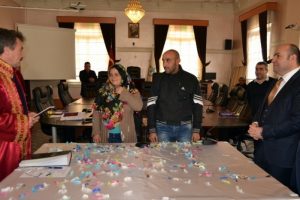 Bursa Yenişehir'de toplu nikah t&ouml;reni