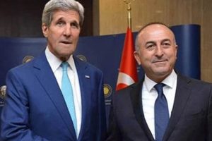 &Ccedil;avuşoğlu Kerry ile g&ouml;r&uuml;şt&uuml;!
