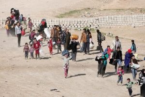 'Musul'da 100 bine yakın kişi yerinden oldu'