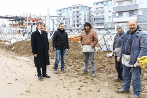 Bursa Yenişehir'de elektrik hatları yenileniyor