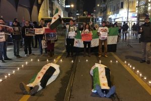 Rusya'nın İstanbul Başkonsolosluğunda 'sessiz' protesto