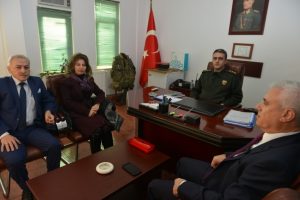 Bozbey'den Jandarma Komutanlığı'na başsağlığı ziyareti
