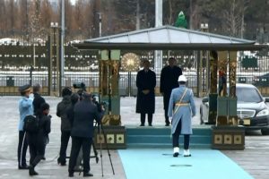 Erdoğan konuğunu resmi t&ouml;renle karşıladı
