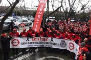 İstanbul Kadık&ouml;y'de ter&ouml;r protestosu