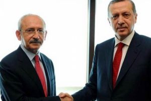 Erdoğan ve Kılı&ccedil;daroğlu aynı fotoğrafı se&ccedil;ti