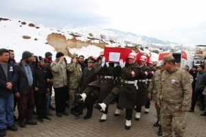 Kahramanmaraş El-Bab şehidini uğurladı