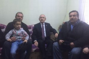 Kılı&ccedil;daroğlu'ndan şehit ailesine ziyaret