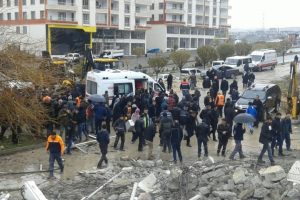 Siirt'te g&ouml;&ccedil;&uuml;k: 1 iş&ccedil;i yaralı