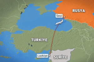 Suriye'ye giden u&ccedil;ak d&uuml;şt&uuml;! Kurtulan yok...