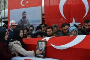Fırat Kalkanı Harekatı şehitleri son yolculuklarına uğurlandı