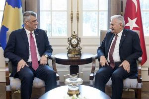 Başbakan Yıldırım, Ta&ccedil;i ile bir araya geldi