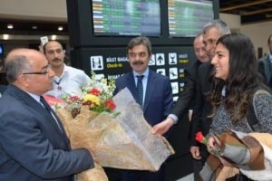 Ordu-Giresun Havalimanı'nda "bir milyonuncu yolcu" heyecanı