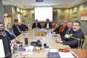 İZVAK y&ouml;netimi G&ouml;ztepe'yi ziyaret etti