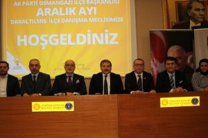 Ak Parti Bursa Osmangazi'de 2016'nın son danışma toplantısı yapıldı