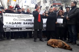İstanbul'daki ter&ouml;r saldırısı Ankara'da protesto edildi