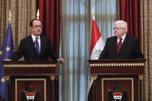 Hollande, Fuad Masum'la g&ouml;r&uuml;şt&uuml;