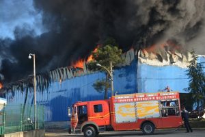 Organize sanayi sitesinde yangın