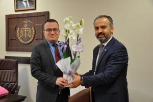 Bursa İneg&ouml;l Belediye Başkanı Aktaş'tan savcı ve hakimlere ziyaret