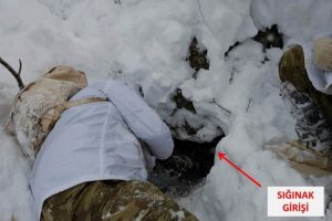Ter&ouml;r &ouml;rg&uuml;t&uuml;n&uuml;n sığınakları yerle bir edildi