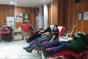 Bursalı dağcılardan  kan bağışı etkinliği