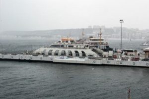 Bozcaada seferine fırtına engeli