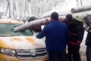 Taksici &ouml;l&uuml;mden kıl payı kurtuldu