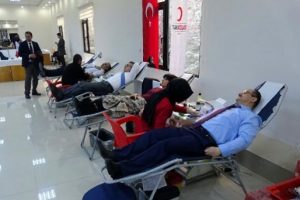 Ankara Adliyesi'nde kan bağışına destek