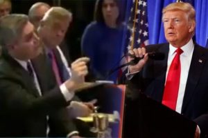 Trump'tan muhabire tepki! Sorusunu cevaplamadı