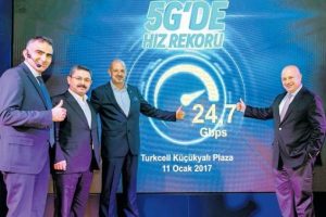 T&uuml;rkiye'nin ilk 5G testinde hız rekoru