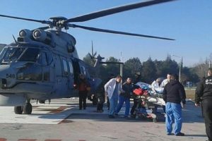 Bursa'da kayıp gen&ccedil; kız askeri helikopter ile getirildi