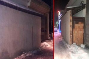 M&uuml;h&uuml;rlenen işyeri kapısına duvar &ouml;r&uuml;p, yeniden kumar oynattılar