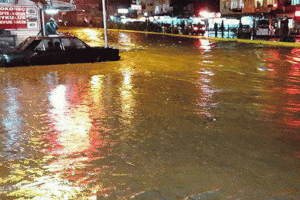 Kuvvetli yağış &Ccedil;anakkale'de su baskınlarına sebep oldu
