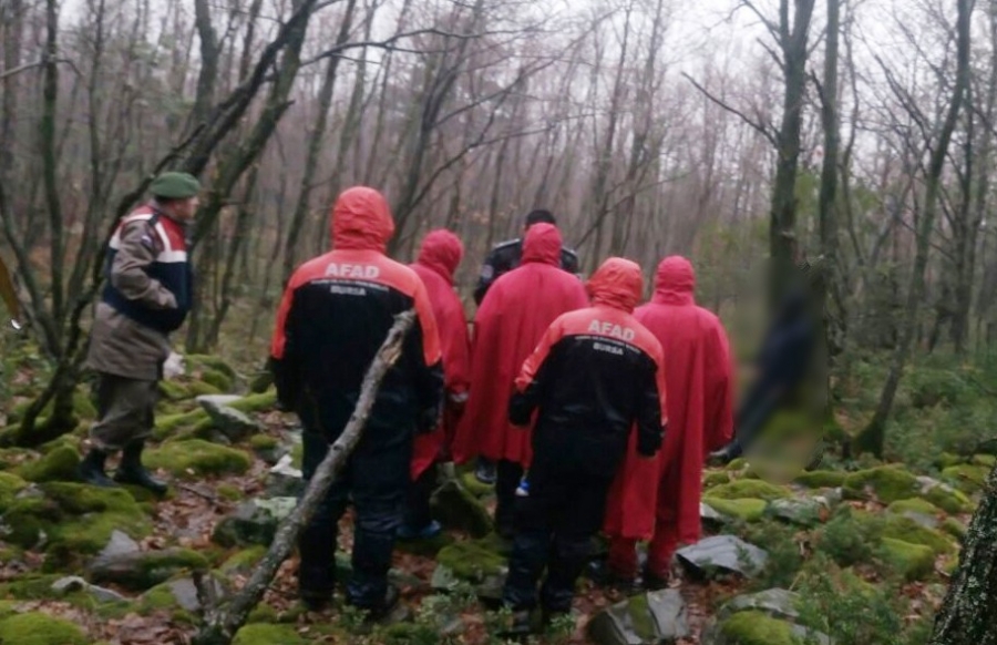 Bursa'da ormanlık alanda erkek cesedi bulundu