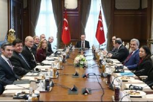 Cumhurbaşkanı Erdoğan Atlantik Konseyi'ni kabul etti