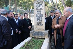 Kazancı Bedih mezarı başında dualarla anıldı
