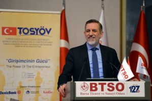 BTSO Başkanı Burkay: KOBİ'lerimizin rekabet g&uuml;c&uuml;n&uuml; arttırıyoruz