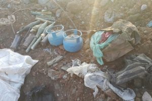 Nusaybin'de PKK'ya ait m&uuml;himmat bulundu
