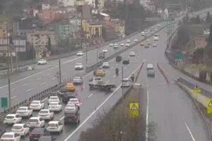 15 Temmuz K&ouml;pr&uuml;s&uuml;'nde iki şerit trafiğe kapatıldı