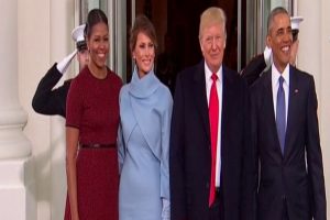 Trump Beyaz Saray'a geldi