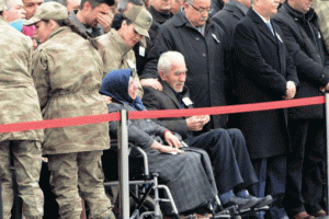 El B&acirc;b şehitleri uğurlanıyor