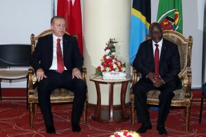 Erdoğan Tanzanya Cumhurbaşkanı ile g&ouml;r&uuml;şt&uuml;