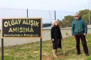 Oğullarının adını yaşatmak i&ccedil;in fidan diktiler