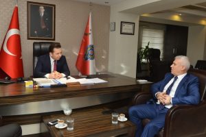 Bozbey'den Bursa Nil&uuml;fer İl&ccedil;e Emniyet M&uuml;d&uuml;r&uuml;'ne ziyaret