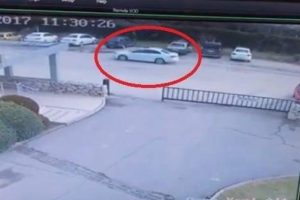 Bursa'da oto faresi g&uuml;venlik kameralarına takıldı