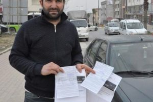 2 dakika ara ile 611 TL radar cezası yedi