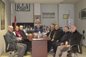 Alevi K&uuml;lt&uuml;r Derneklerinden MMO Bursa Şubesi'ne ziyaret