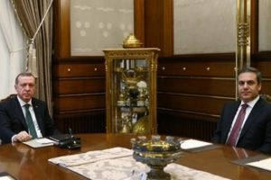 Erdoğan Fidan'ı kabul etti